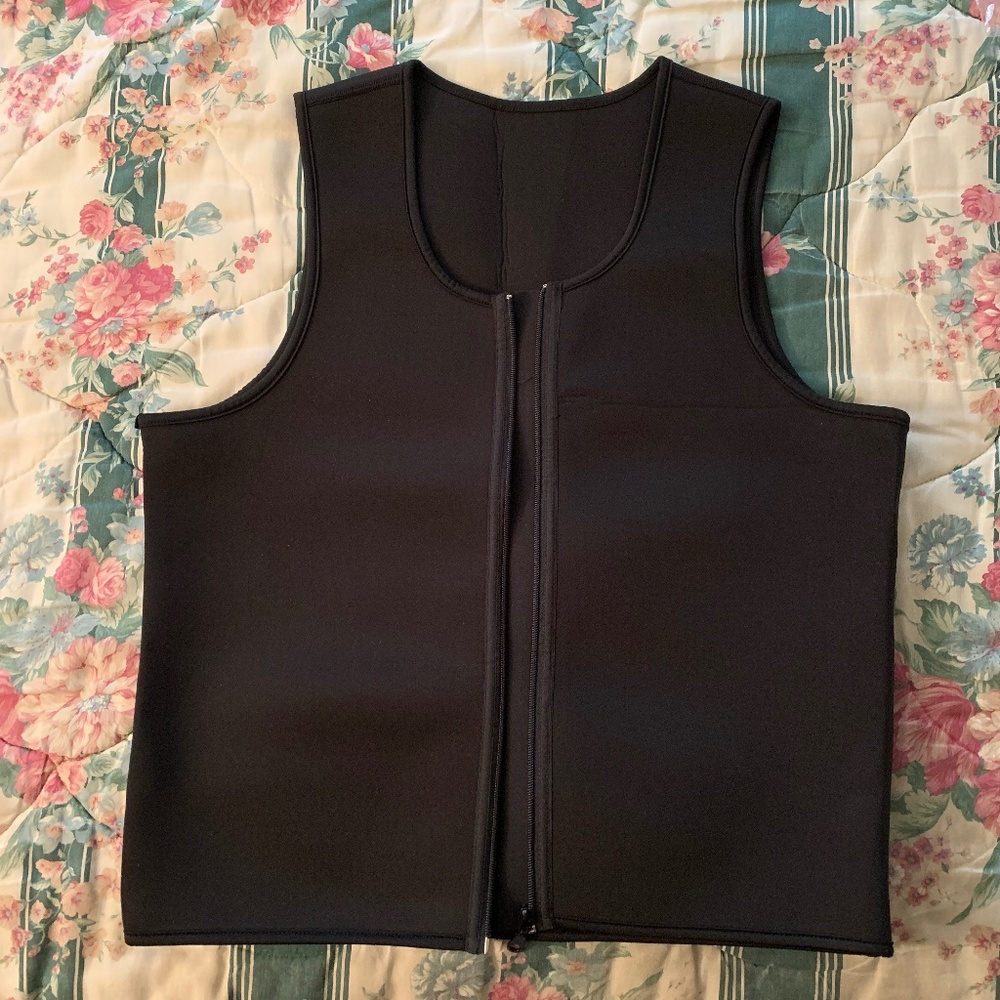 Mens Neoprene Sauna Suit Hot Sweat Vest Compression XXL (New without tags)